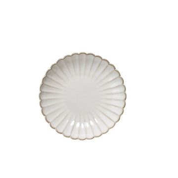 Camille desserttallrik H4 Ø19 cm. benvit