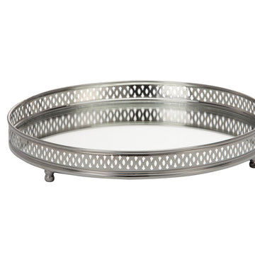 Bethel bricka Ø25 cm. silver