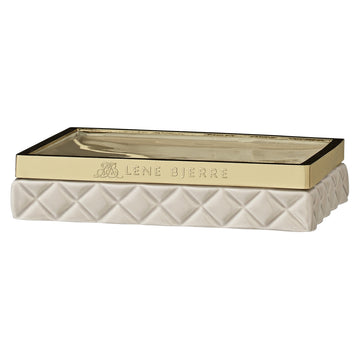 Portia tvålfat H3XL13XB10 cm. brun sand