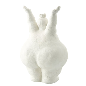 Serafina kvinnogestalt H28 cm. benvit