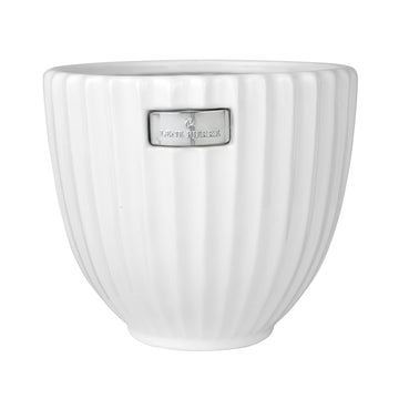 Rosalie kruka H16 Ø18 cm. vit