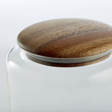 Cristella krukka H15 Ø11 cm. transparent