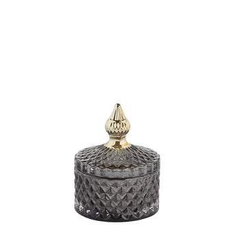 Miya krukka H10,5 Ø8,5 cm. mørkegrå