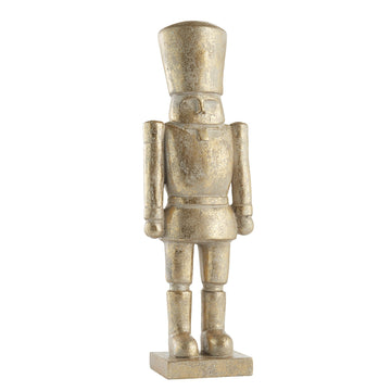 Serafina nötknäppare 32 cm. ljust guld