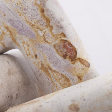 Ellia dekoration H15 cm. sand marmor