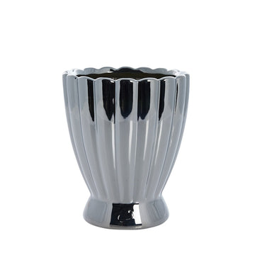 Shenella kruka H18 Ø15 cm. silver