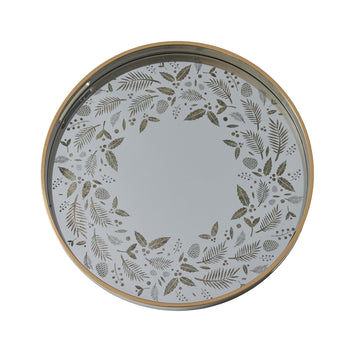 Saria bricka Ø45 cm. antikt guld