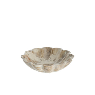 Ellia skål Ø20 cm. sand marmor