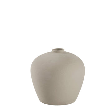 Catia vas H38 cm. sølvgrå keramik