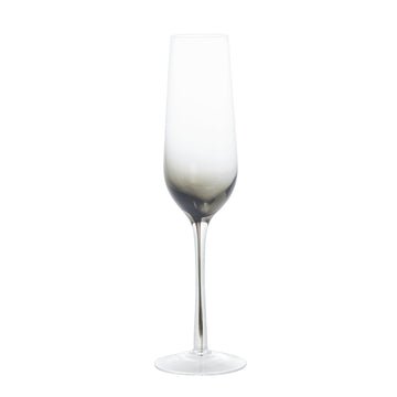 Victorinne champagneglas H25 Ø7,5 cm. røykfarget
