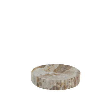 Eliana tvålfat Ø12 cm. sand marmor