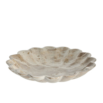 Ellia skål Ø30 cm. sand marmor