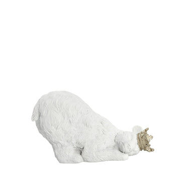 Sebina kunglig isbjörnsfigur 11,5 cm. vit