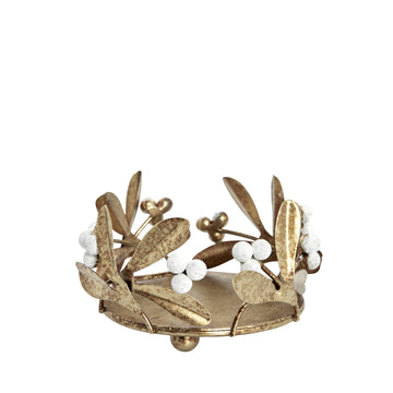 Missia ljushållare 6 cm. ljust guld