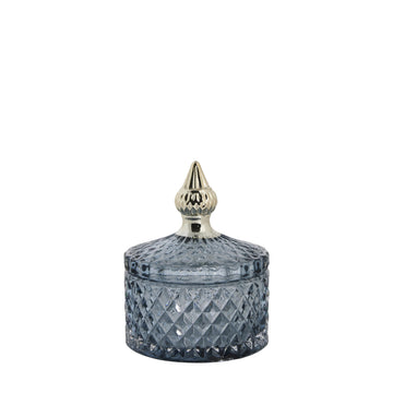 Miya krukka H10,5 Ø8,5 cm. blå