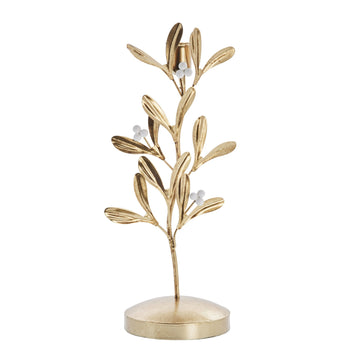 Missia ljushållare 30 cm. ljust guld