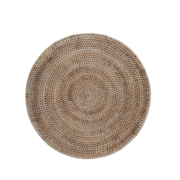Norah underlägg H0,8 Ø35 cm. natur
