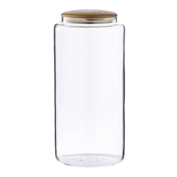 Cristella krukka H24 Ø11 cm. transparent