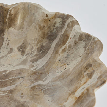 Ellia skål Ø30 cm. sand marmor