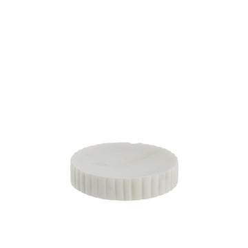Eliana tvålfat Ø12 cm. vit marmor