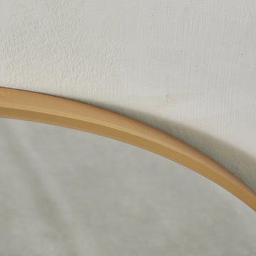 Hallia spegel H80 Ø80 cm. ljust guld