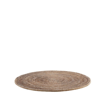 Norah underlägg H0,8 Ø35 cm. natur