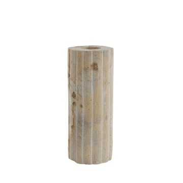 Eliana ljushållare H12,5 cm. sand marmor