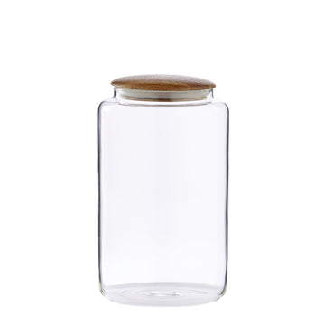 Cristella krukka H19 Ø11 cm. transparent