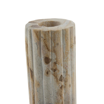 Eliana ljushållare H12,5 cm. sand marmor