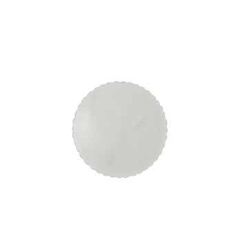 Eliana tvålfat Ø12 cm. vit marmor