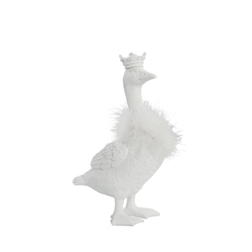 Segilla julgås 26,5 cm. vit