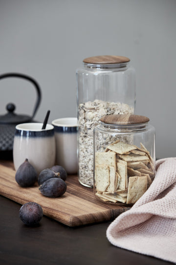 Cristella krukka H15 Ø11 cm. transparent