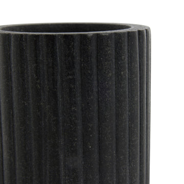 Eliana tandmugg H10,5 cm. svart marmor