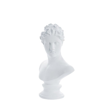 Statia kvinnogestalt H30,5 cm. vit