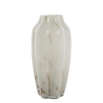 Mara vas H31 cm. sølvgrå glas
