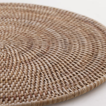 Norah underlägg H0,8 Ø35 cm. natur