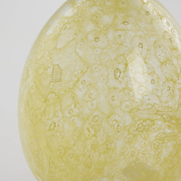 Murina Glasägg H15 cm. Gult