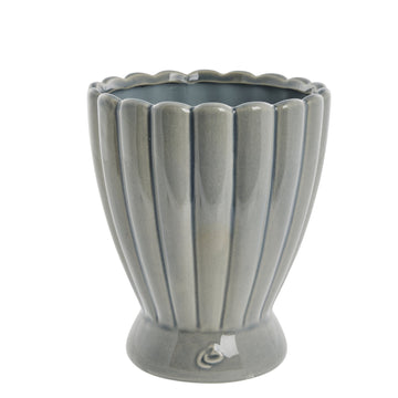 Shenella kruka H20 Ø17 cm. blå