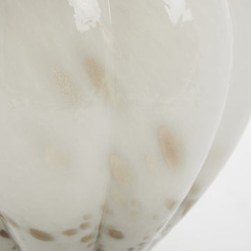 Mara vas H23 cm. sølvgrå glas