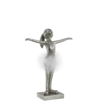 Semilla påskharefigur H26,5 cm. Silver