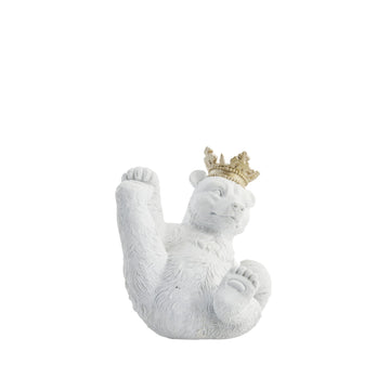 Sebina kunglig isbjörnsfigur 11 cm. vit