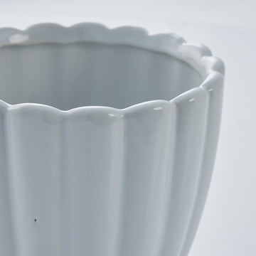 Shenella kruka H18 Ø15 cm. vit
