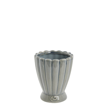 Shenella kruka H12 Ø10 cm. blå