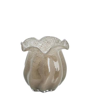 Scarlett vas H20 cm. sand glas