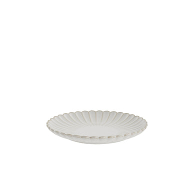 Camille förrättstallrik H2,5 Ø20,5 cm. benvit