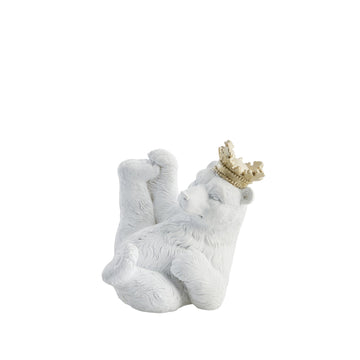 Sebina kunglig isbjörnsfigur 11 cm. vit