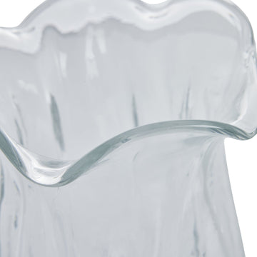 Scarlett vas H28 cm. transparent glas