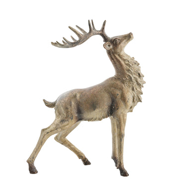 Daisy rådjur 41,5 cm. antikt guld