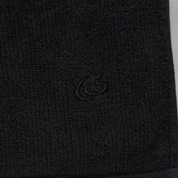 Molli handduk 100x50 cm. svart 100 % ekologisk bomull