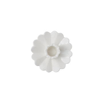 Dehmira ljushållare H3,7 cm. vit keramik